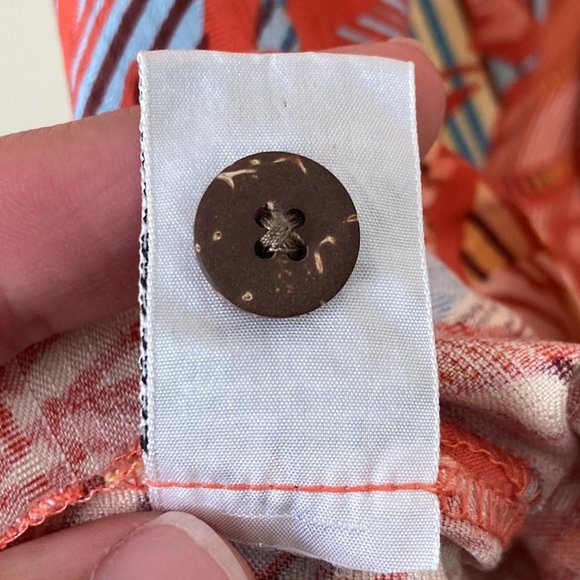 Tommy Bahama 100% Silk Tropical Print Hawaiian Button Down Shirt - Picture 11 of 12